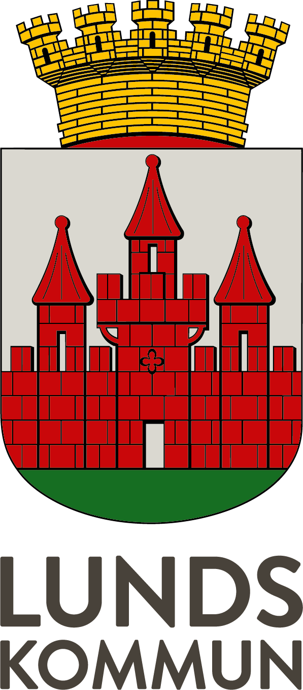 Färg Lunds kommun logo vertikal
