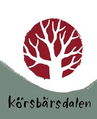 Körsbärsdalens logotyp skapad av Nina Hemmingsson